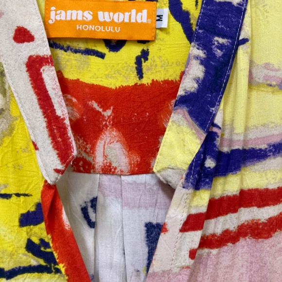 Jams World *Bistro* Rayon Button-Down Dress - Picture 2 of 10